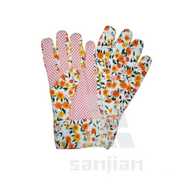 PVC Dots Garden Glove